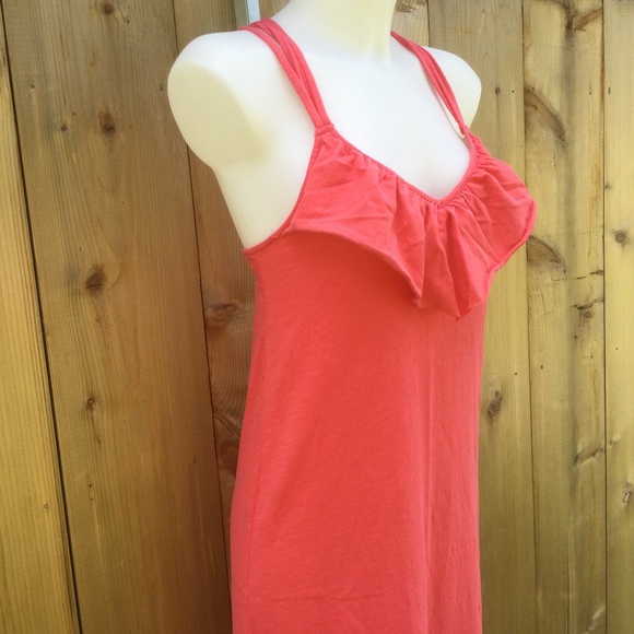 Roxy coral Maxi dress size medium - Picture 4 of 8